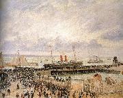 Camille Pissarro, Cloudy pier